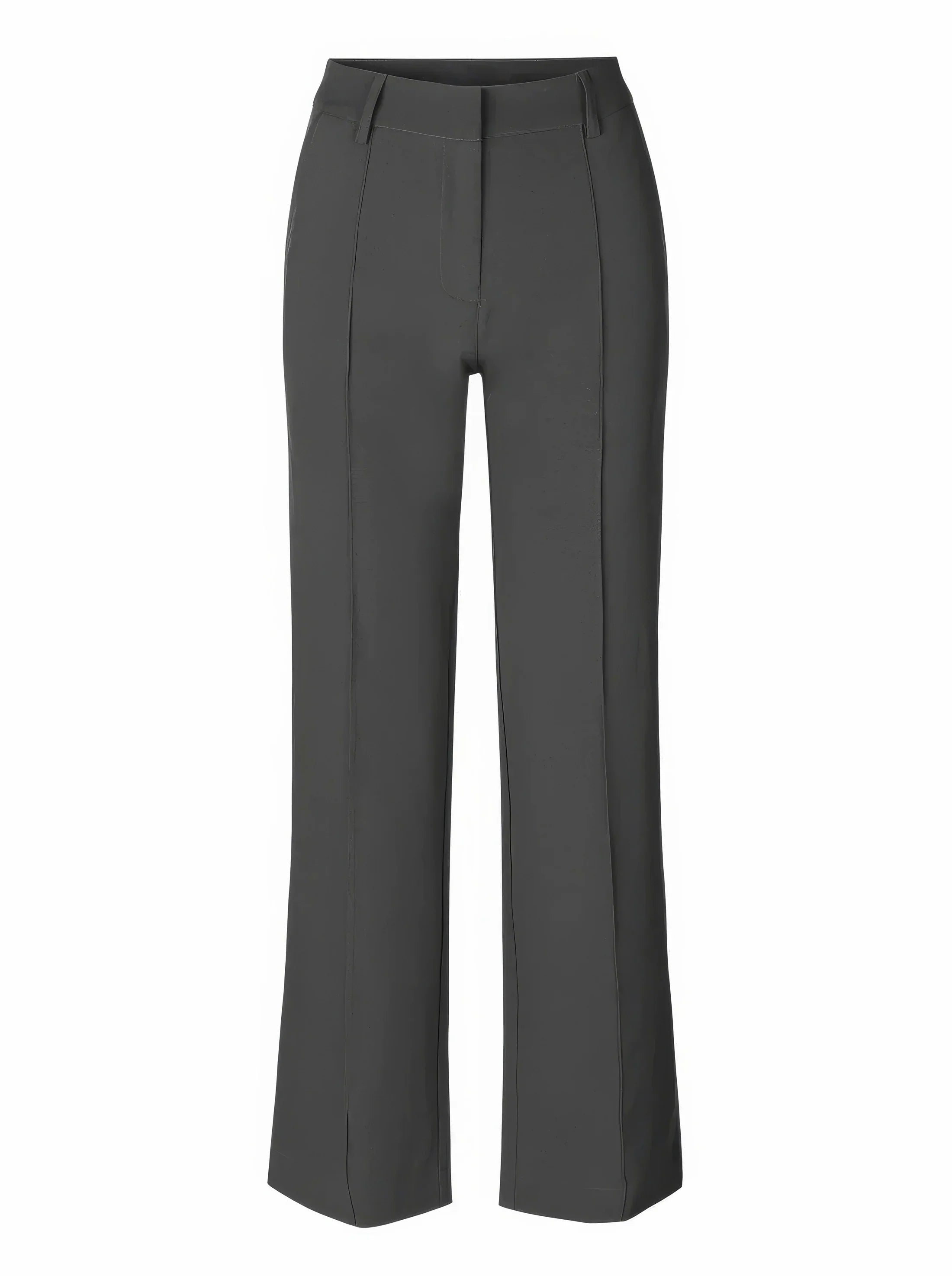 Pantalon Élegant à Taille Haute et Jambe Large