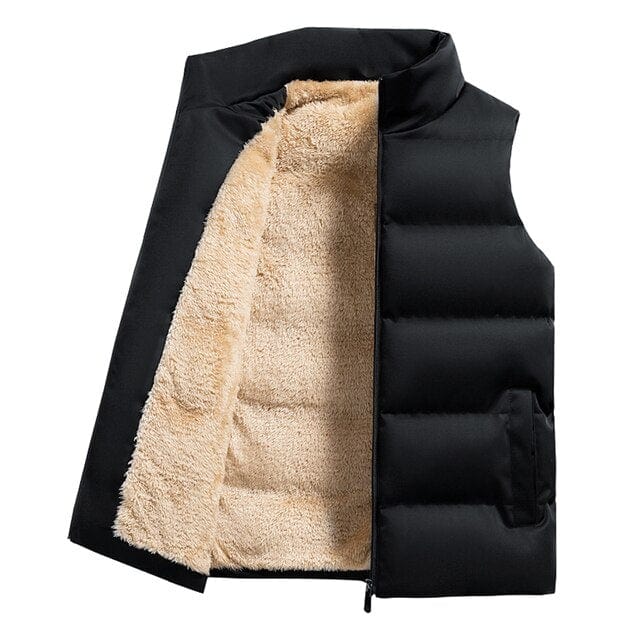 Veste sans manches en duvet rembourré