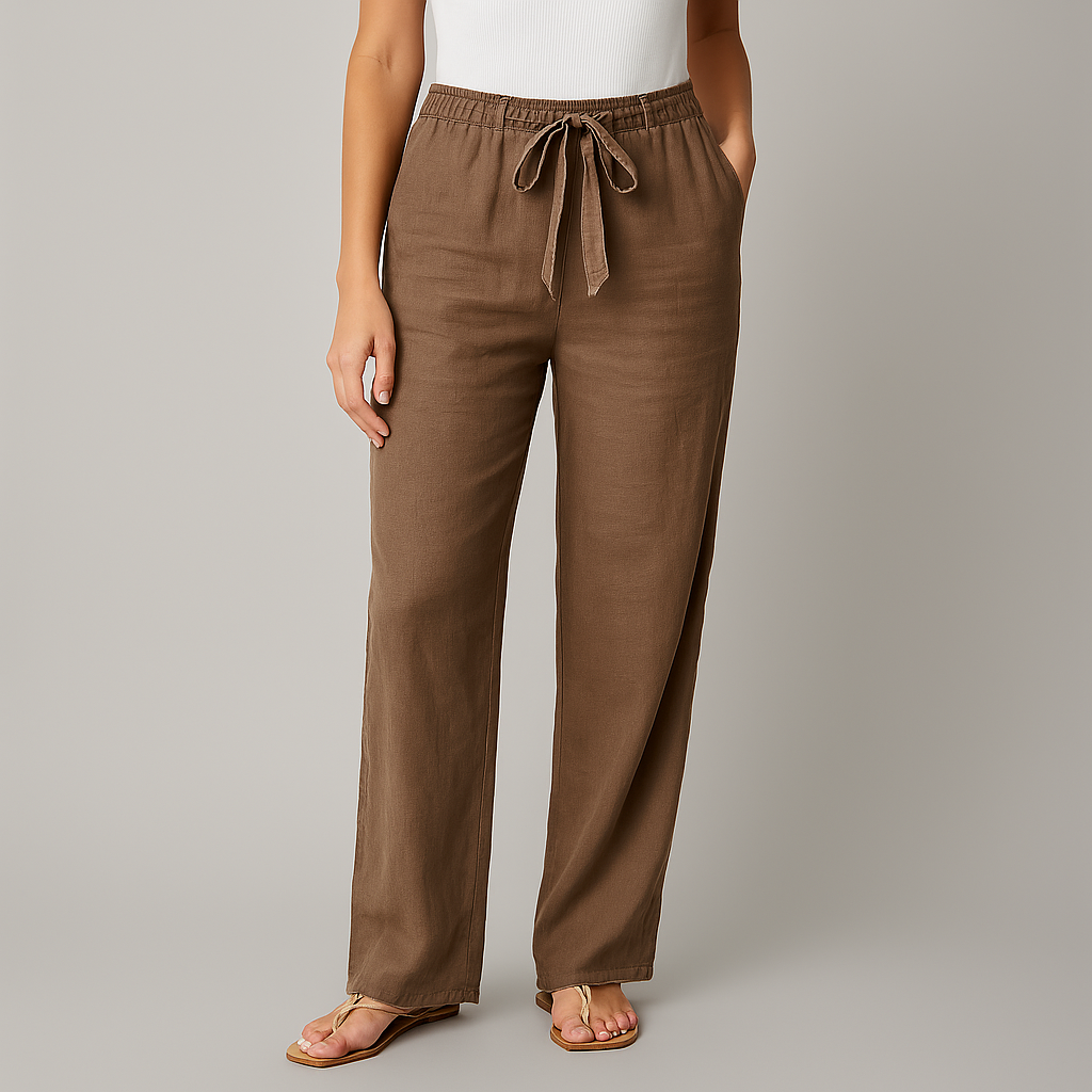 Pantalon Lin Femme & Coupe Fluide Chic