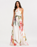 Robe Longue Satinée – Une Épaule, Silhouette Fluide, Pour Mariage et Soirée