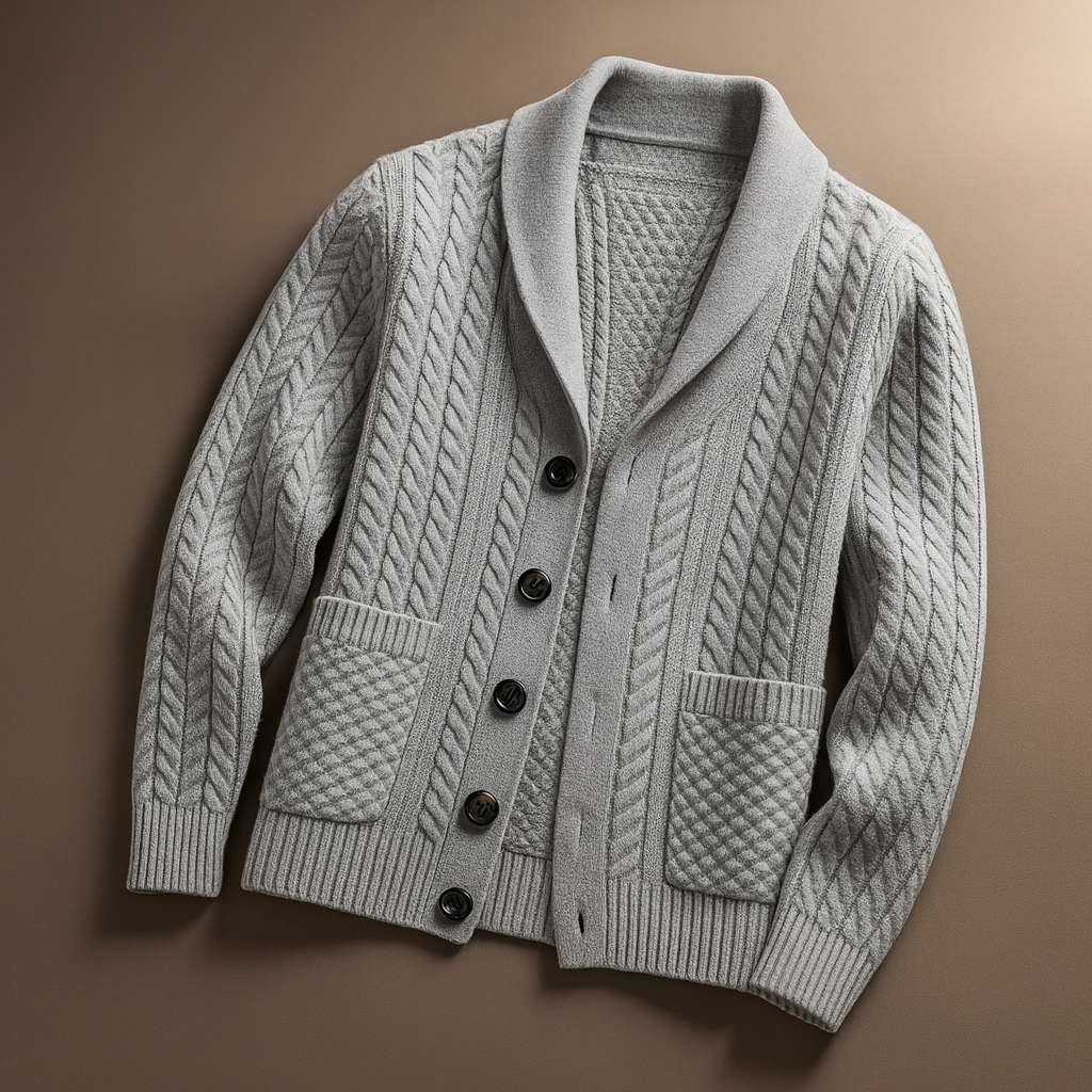 Pull Laine Col Boutonné & Maille Chaude