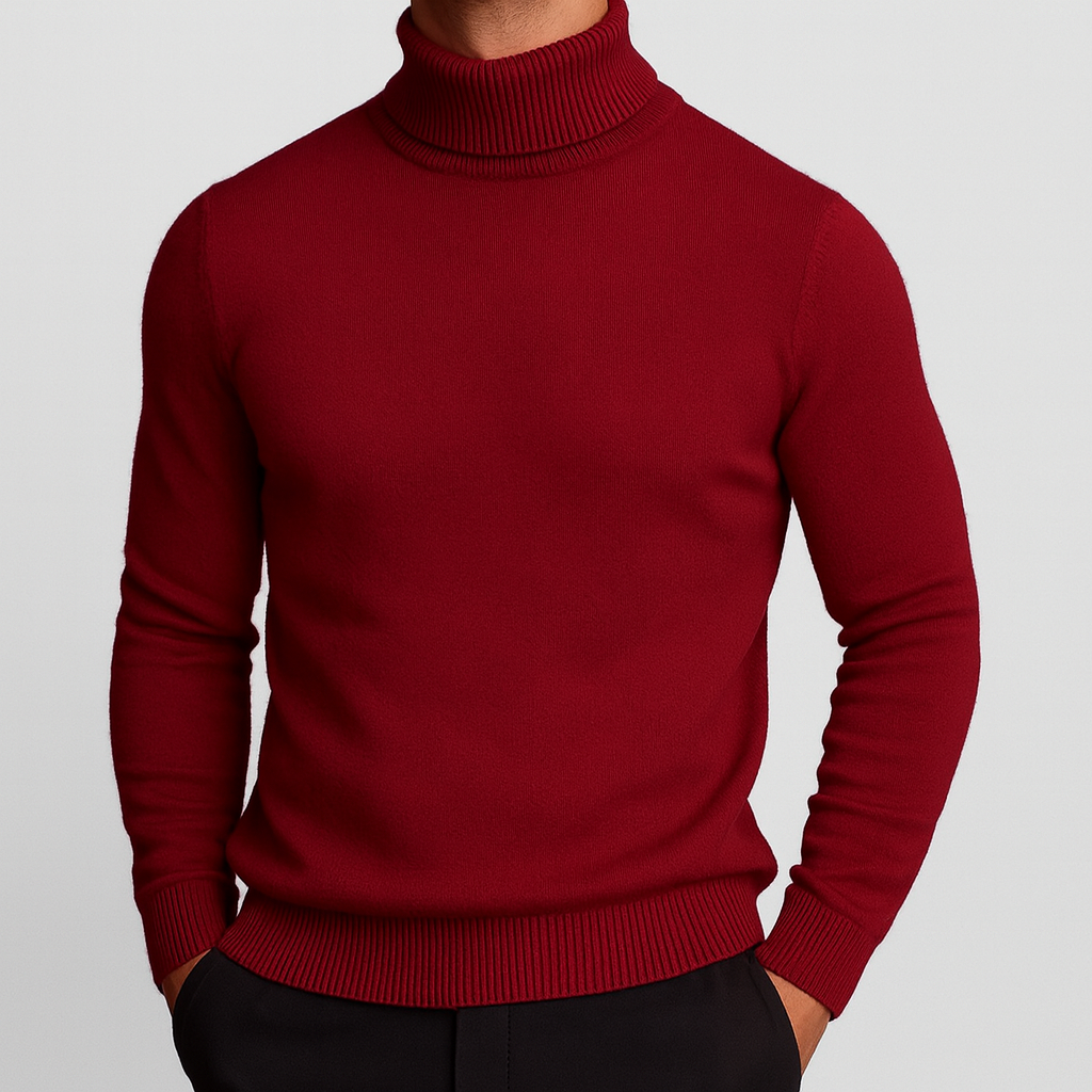 Pull Col Roulé Laine & Élégance Hiver