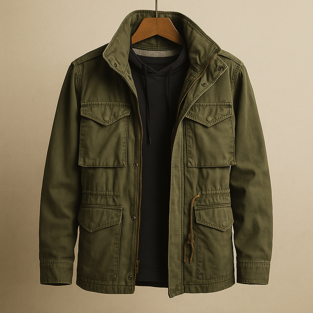 Veste Militaire Classique pour Homme – Style Intemporel
