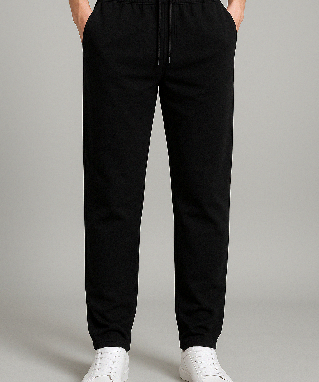 Pantalon de Jogging Homme – Taille Élastique Jambes Droites Pour le Quotidien
