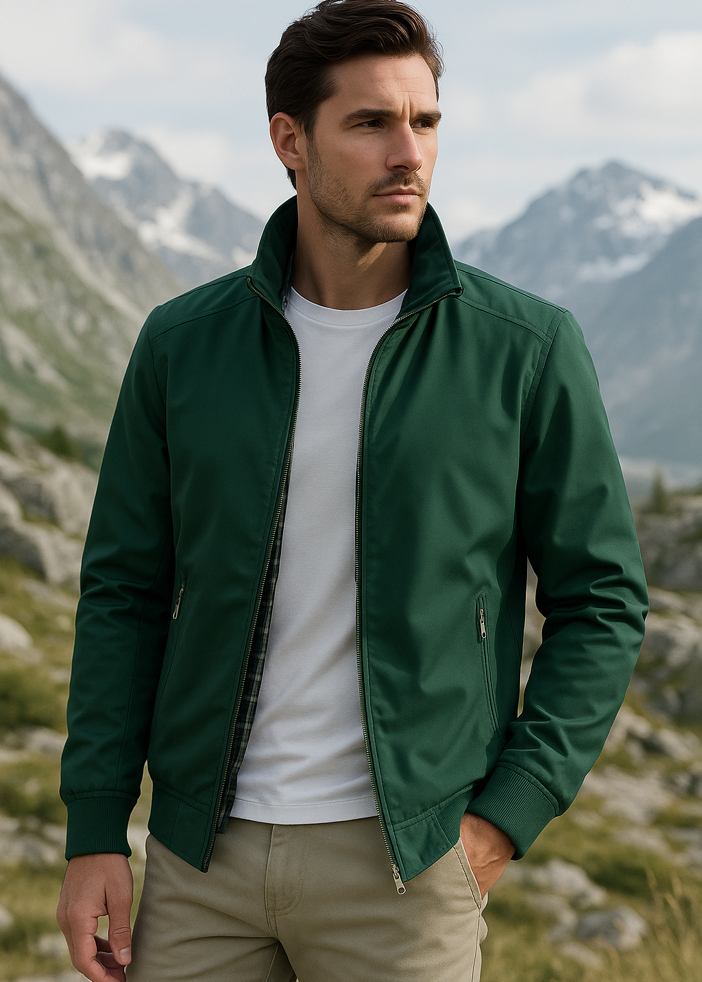 Veste légère classique pour hommes