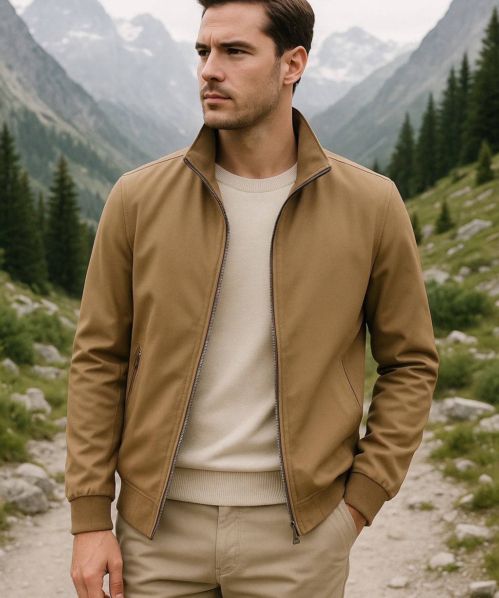 Veste légère classique pour hommes