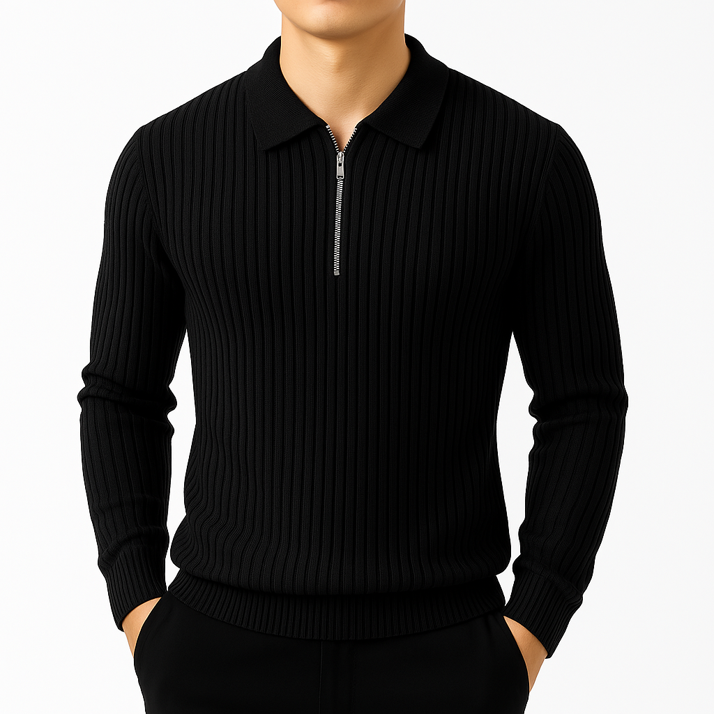Pull Col Camionneur & Maille Zippée Chic