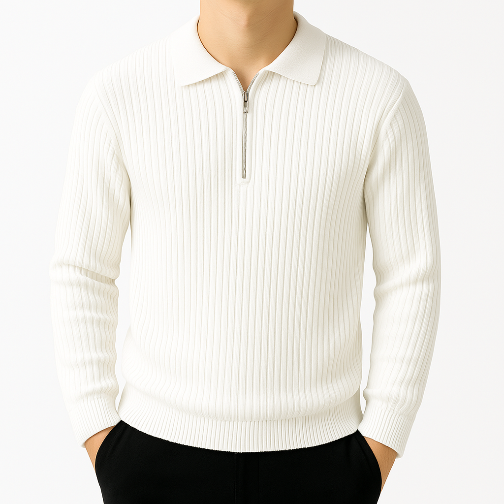 Pull Col Camionneur & Maille Zippée Chic