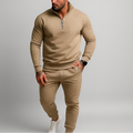 Ensemble de Survêtement Homme Demi-Zip et Pantalon Droit