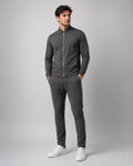 Ensemble de Survêtement – Coupe Technique avec Col Montant et Pantalons Étroits, Pour Tous les Jours