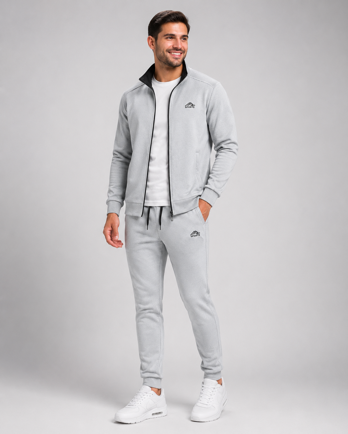 Ensemble de Sport – Coupe Sportive avec Imprimé et Coupe Régulière, Pour le Quotidien