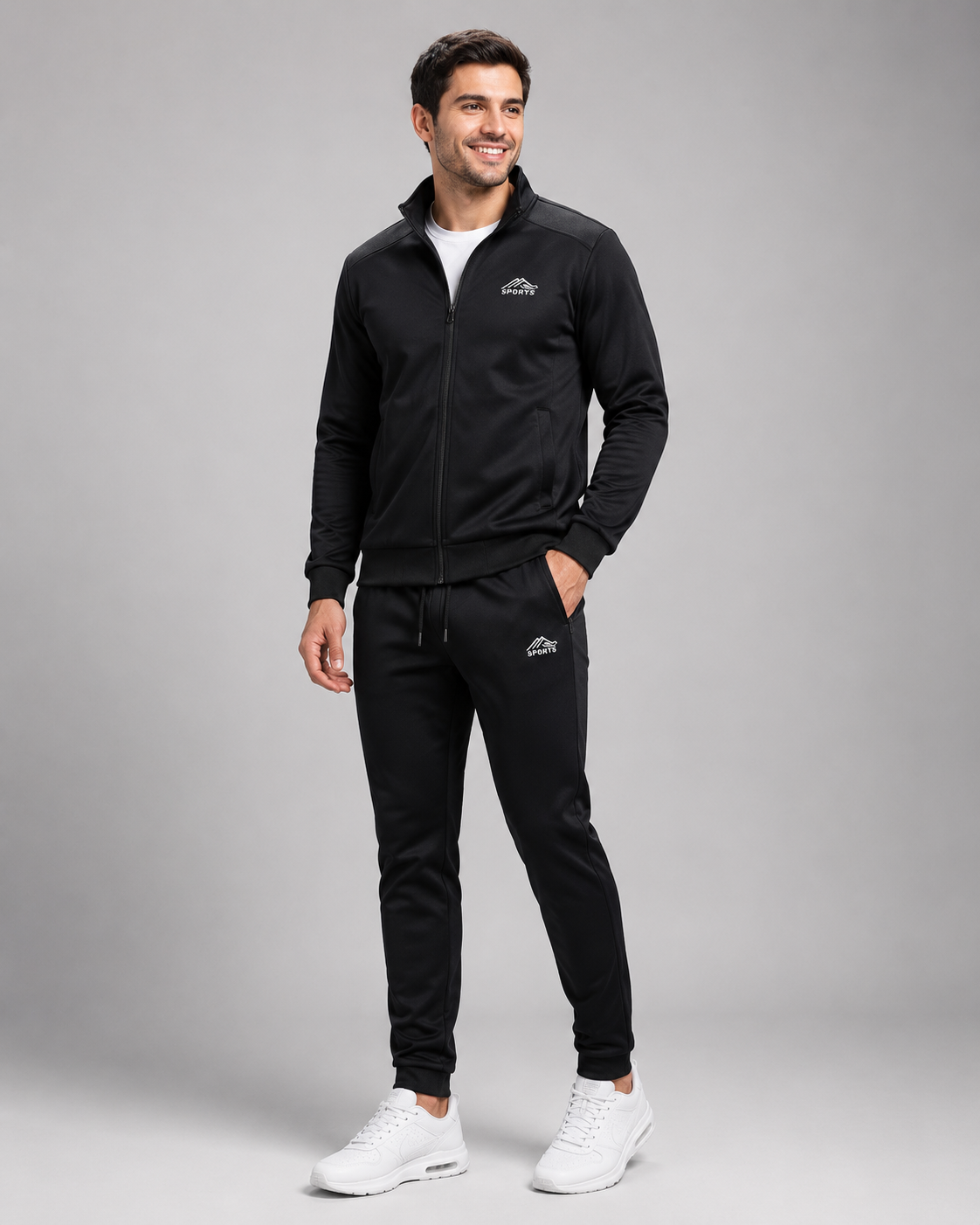 Ensemble de Sport – Coupe Sportive avec Imprimé et Coupe Régulière, Pour le Quotidien