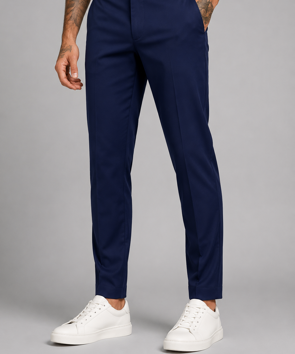 Pantalon Chino Slim Fit – Coupe Droite en Tissu Respirant, Pour le Quotidien et le Travail