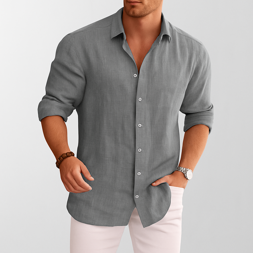 Chemise Lin Homme & Coupe Classique