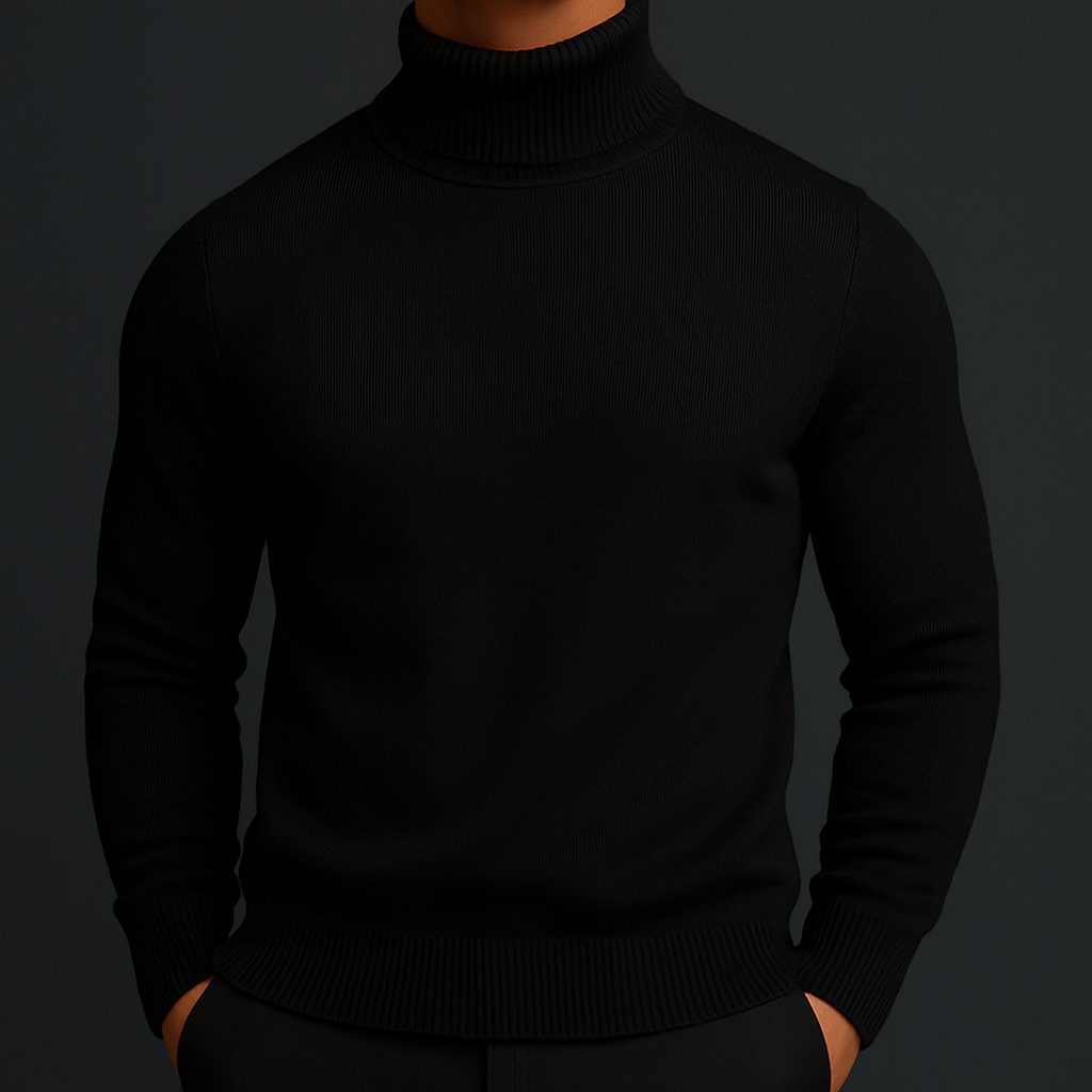 Pull Col Roulé Laine & Élégance Hiver