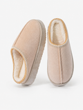 Chaussons en Peluche – Semelle ÉVA épaisse, modèle à enfiler, pour la maison au quotidien