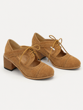Chaussures vintage pour femme – Fabrication artisanale, semelle rembourrée, usage quotidien
