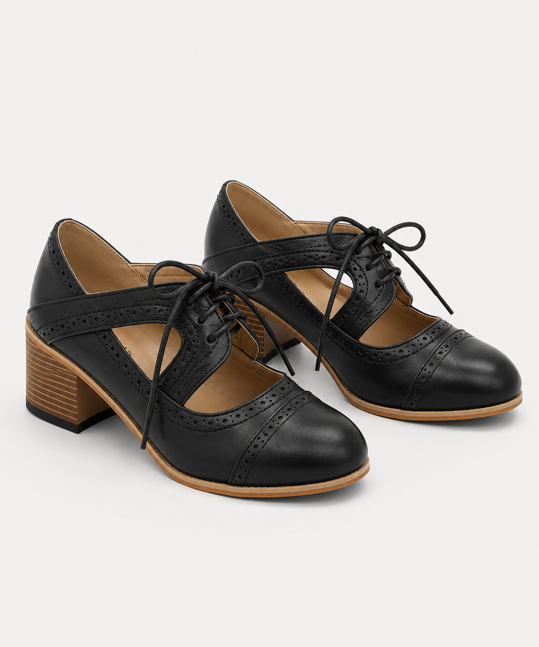 Chaussures vintage pour femme – Fabrication artisanale, semelle rembourrée, usage quotidien