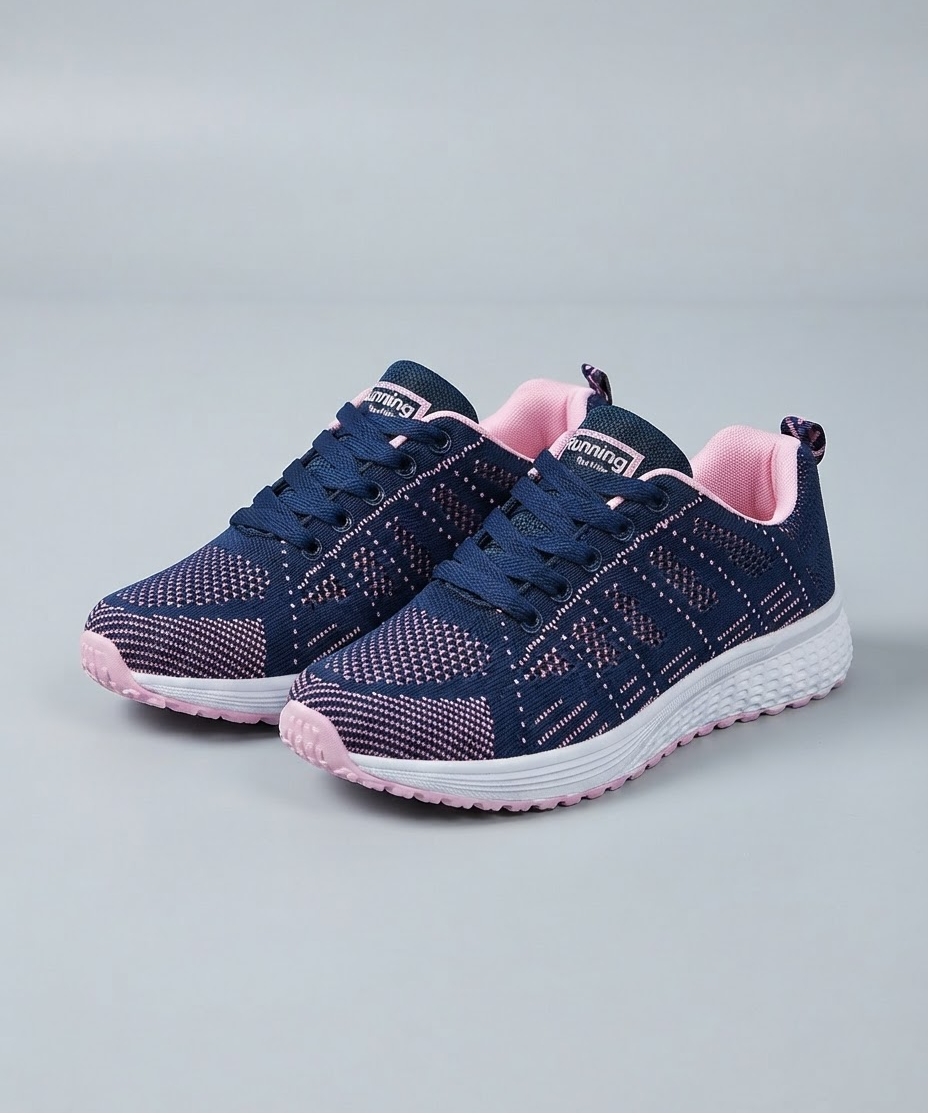 Chaussures plates en maille pour femme – Design respirant, coupe basse, usage quotidien