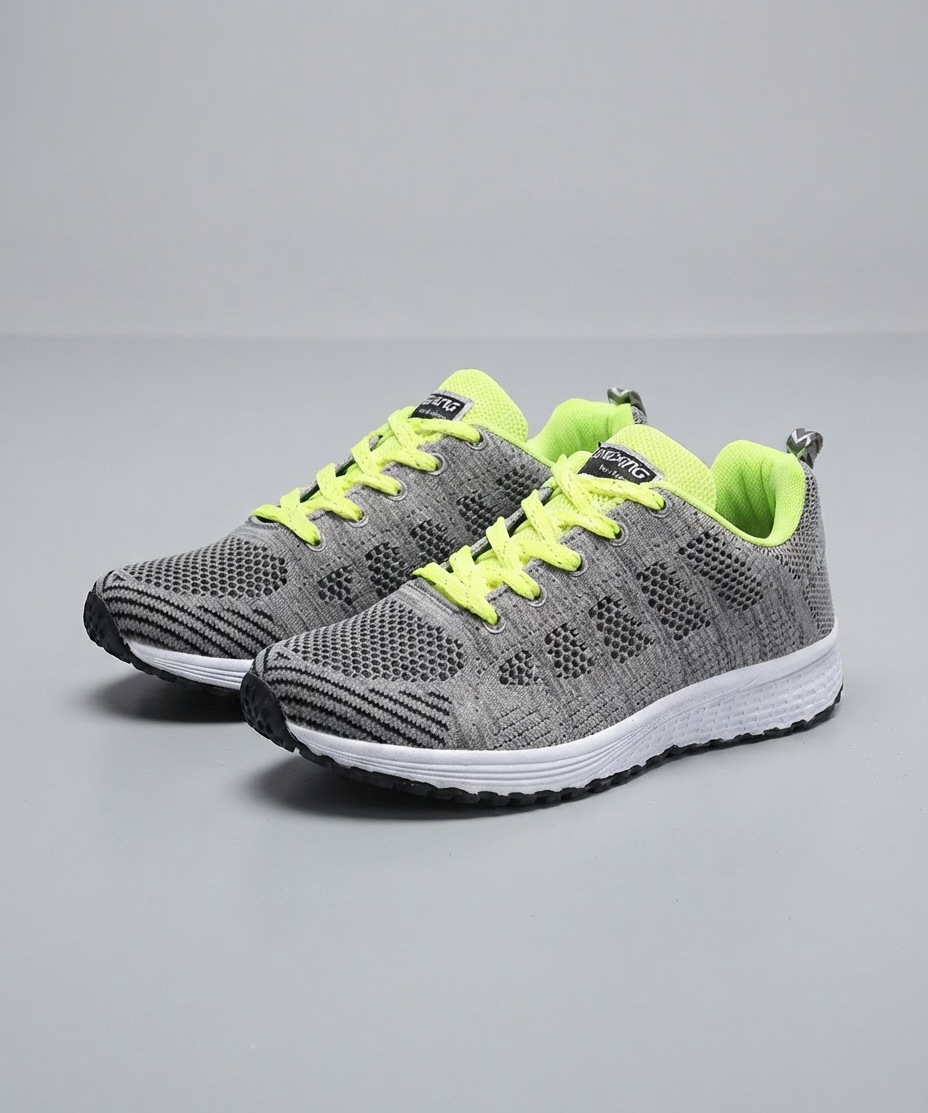 Chaussures plates en maille pour femme – Design respirant, coupe basse, usage quotidien