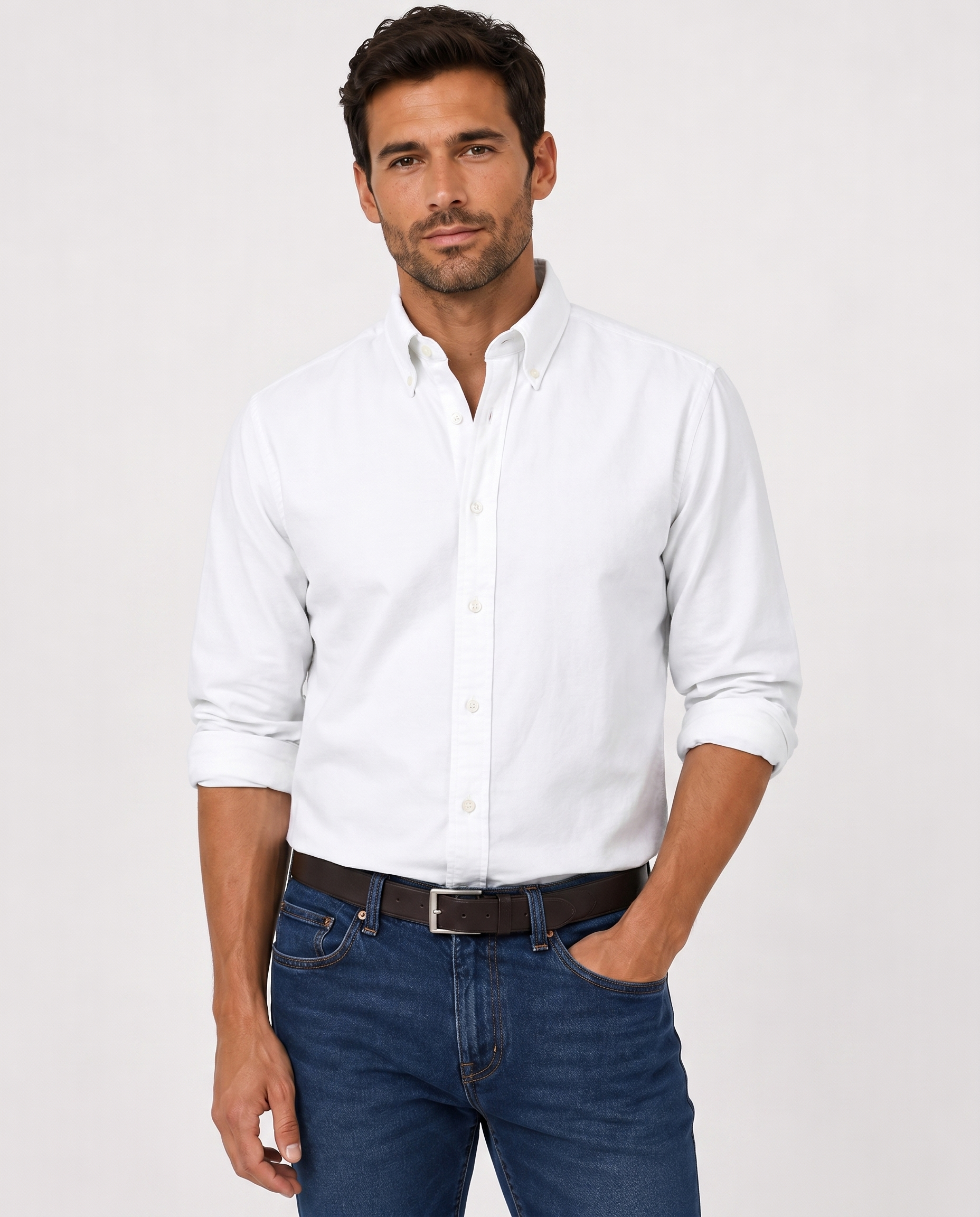 Chemise en Lin pour Homme – Tissu Respirant Coupe Regular Pour Vacances et Quotidien