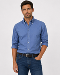 Chemise en Lin pour Homme – Tissu Respirant Coupe Regular Pour Vacances et Quotidien