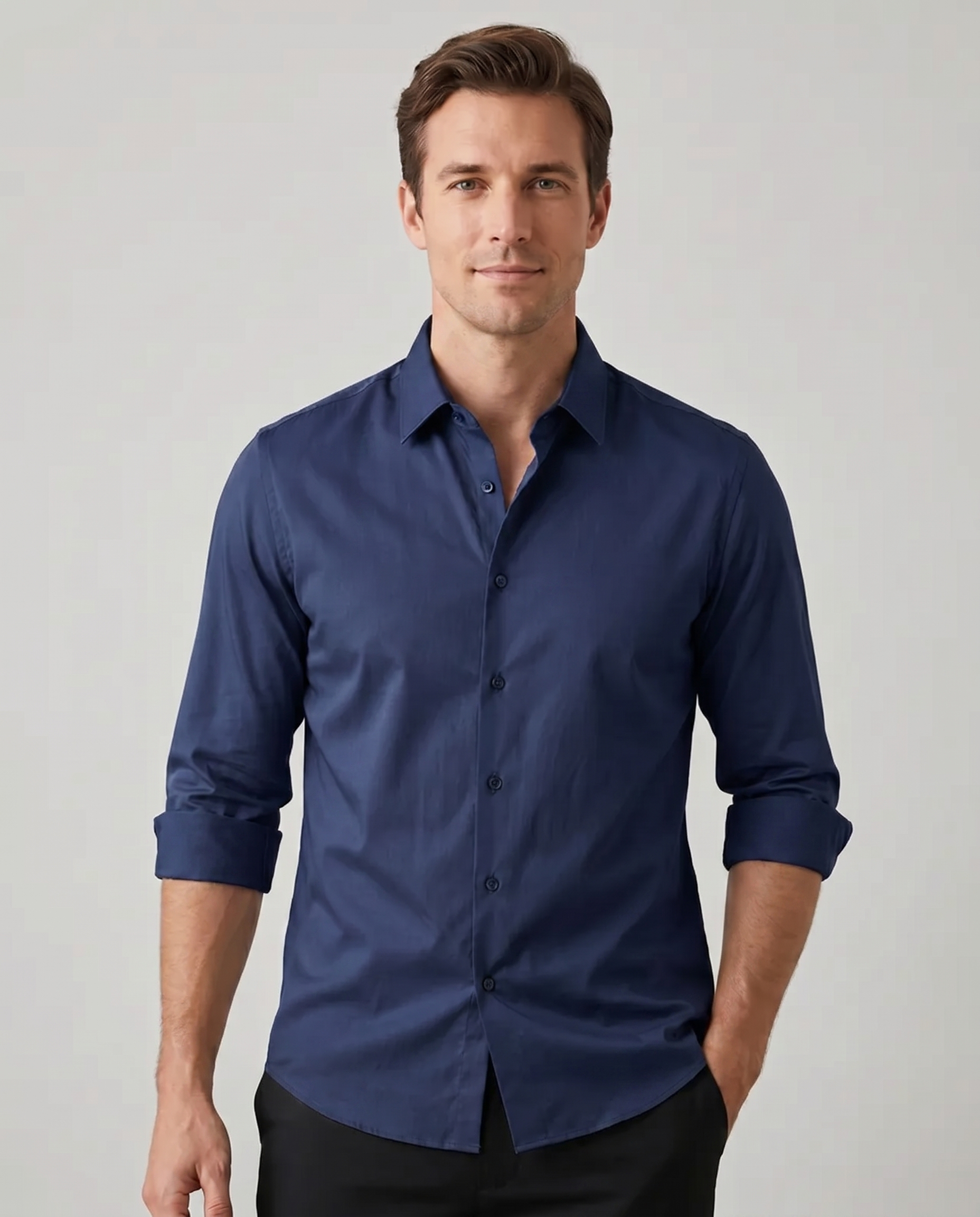 Chemise en Soie Luxe – Coupe Décontractée et Confort Quotidien Polyvalent