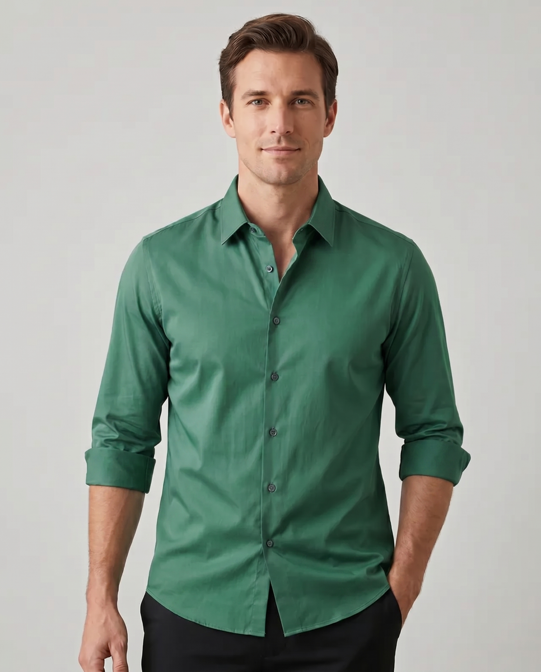 Chemise en Soie Luxe – Coupe Décontractée et Confort Quotidien Polyvalent