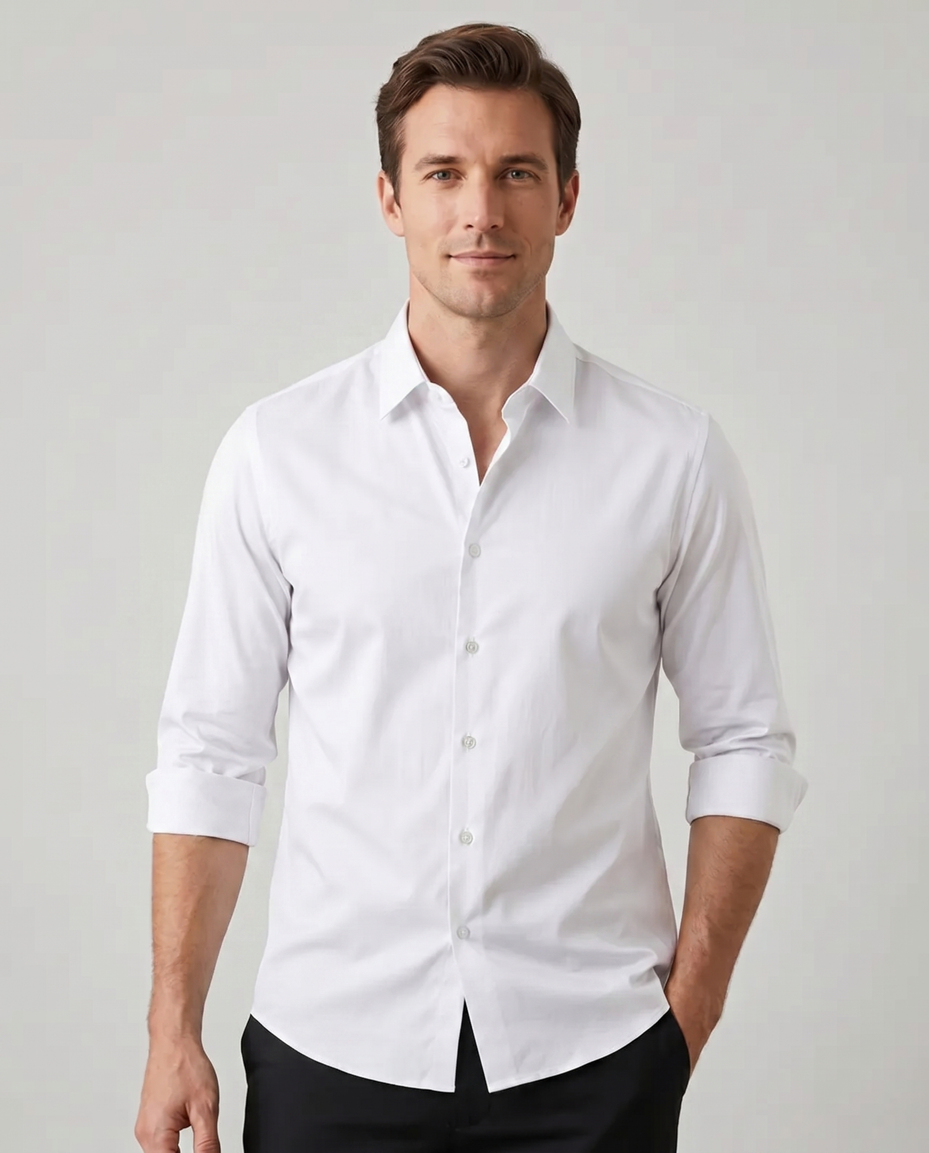 Chemise en Soie Luxe – Coupe Décontractée et Confort Quotidien Polyvalent