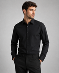 Chemise homme manches longues – Anti-froissement, coupe ajustée, style décontracté