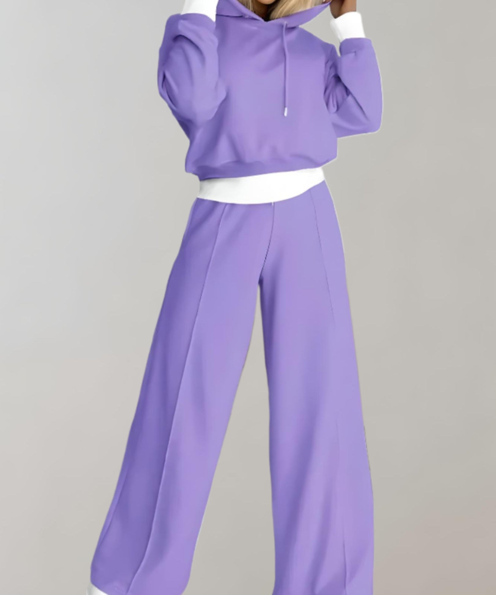 Ensemble Décontracté Femme – Hoodie & Pantalon de Jogging Chic