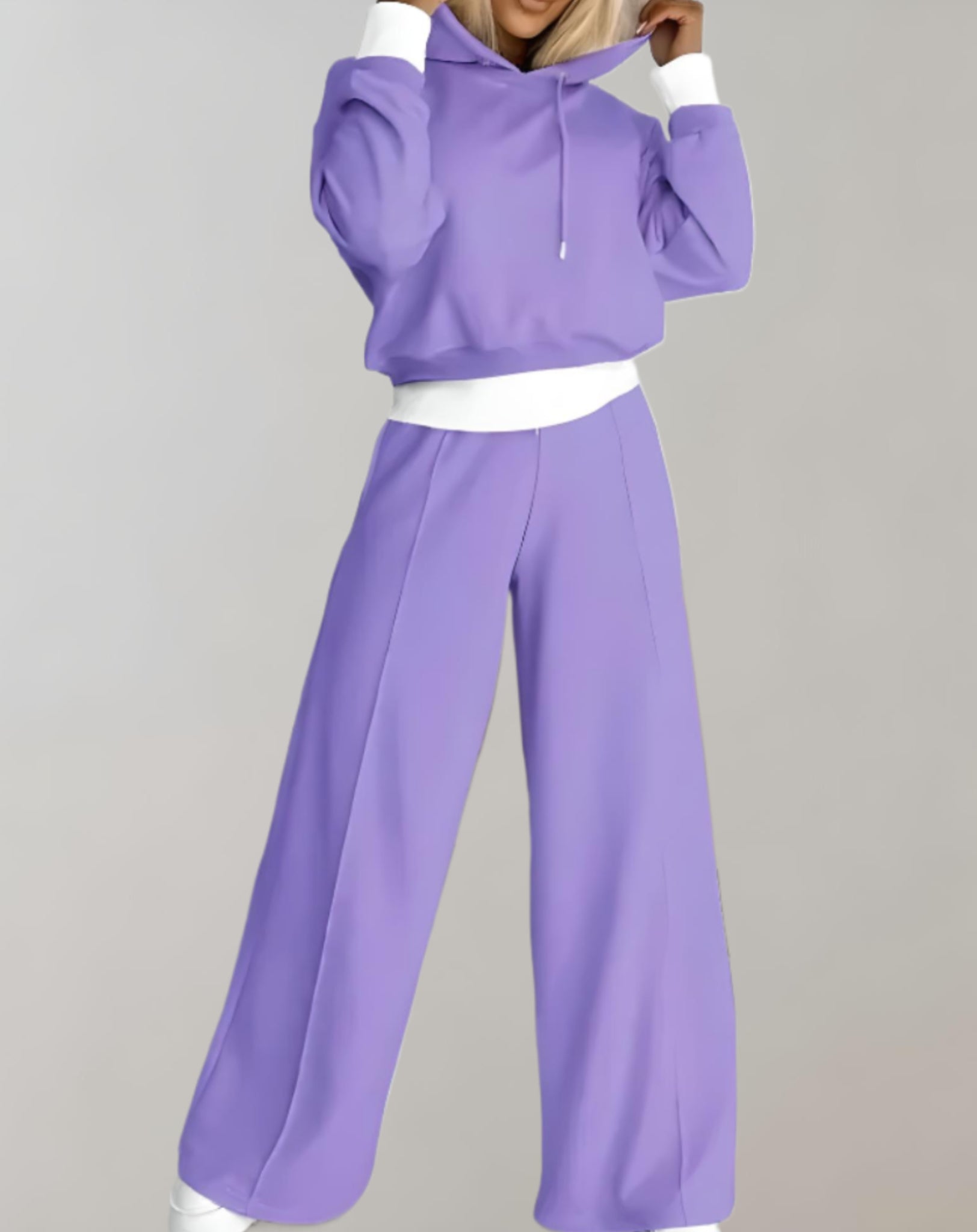 Ensemble Décontracté Femme – Hoodie & Pantalon de Jogging Chic