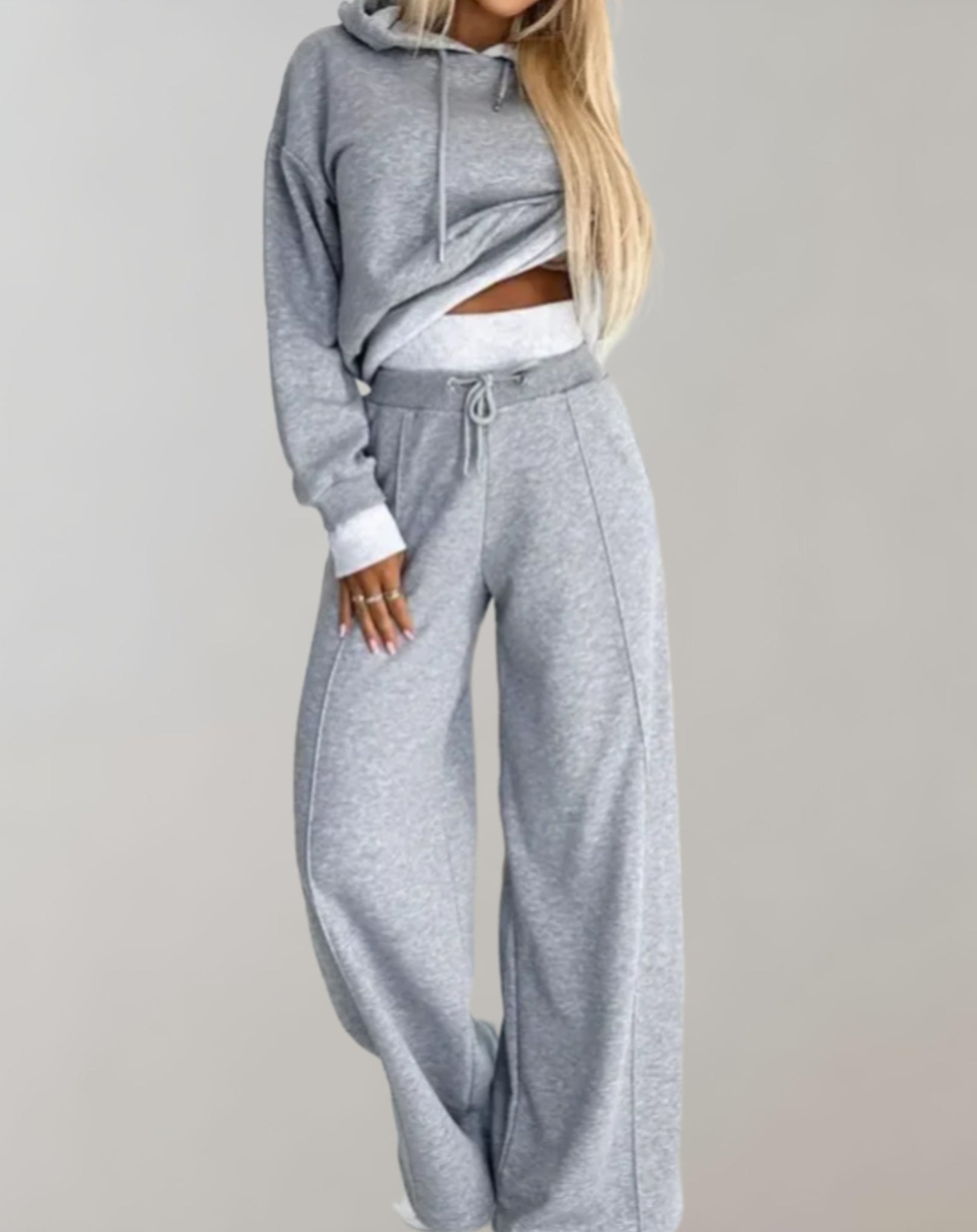 Ensemble Décontracté Femme – Hoodie & Pantalon de Jogging Chic