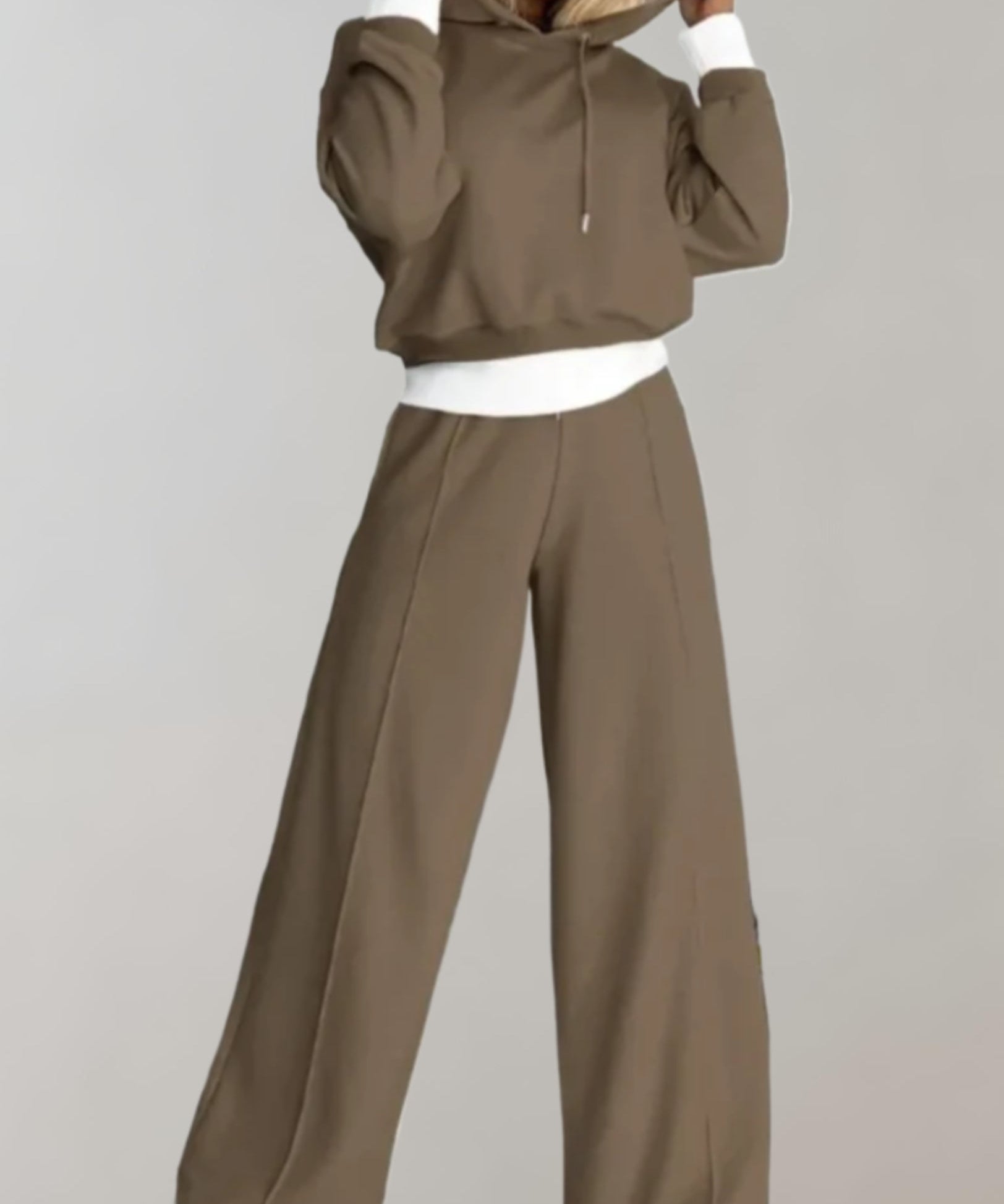 Ensemble Décontracté Femme – Hoodie & Pantalon de Jogging Chic