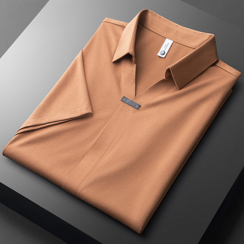 Cornelio Cotton-Silk Polo
