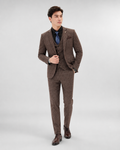 Costume Trois Pièces Coupe Slim – Gilet Ajusté et Pantalon pour Mariage et Cérémonie