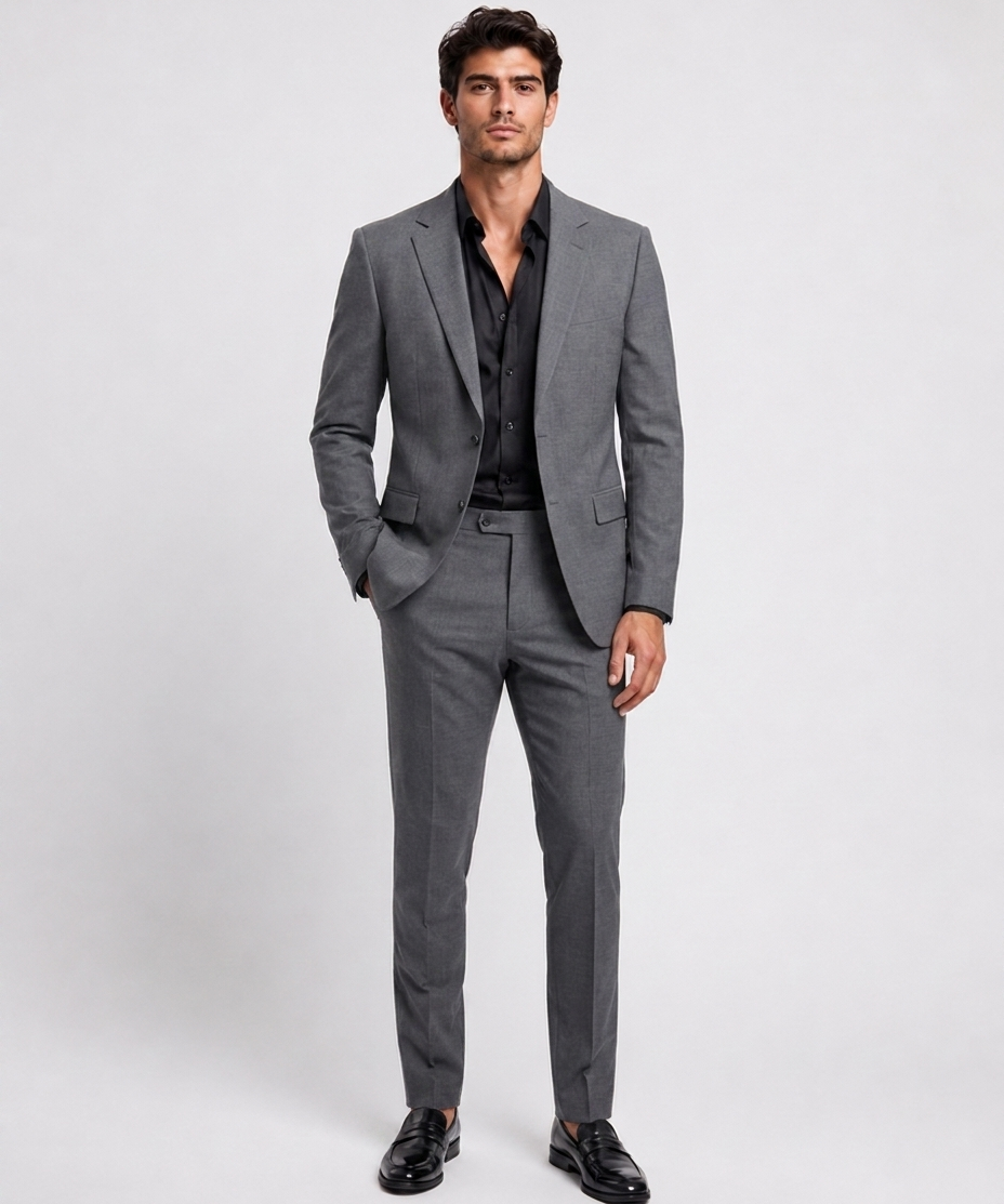 Costume en lin homme – Coupe ajustée et tenue légère pour journées estivales