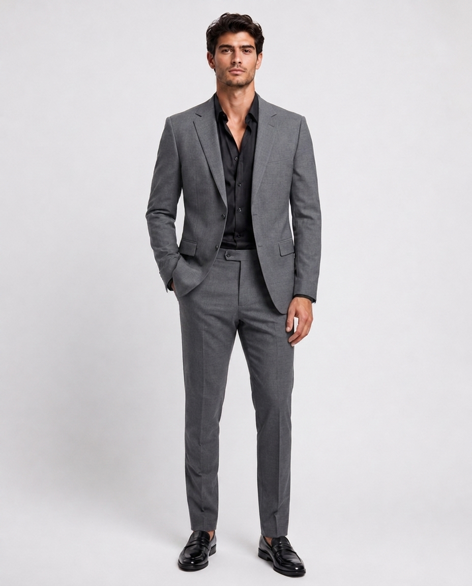 Costume en lin homme – Coupe ajustée et tenue légère pour journées estivales