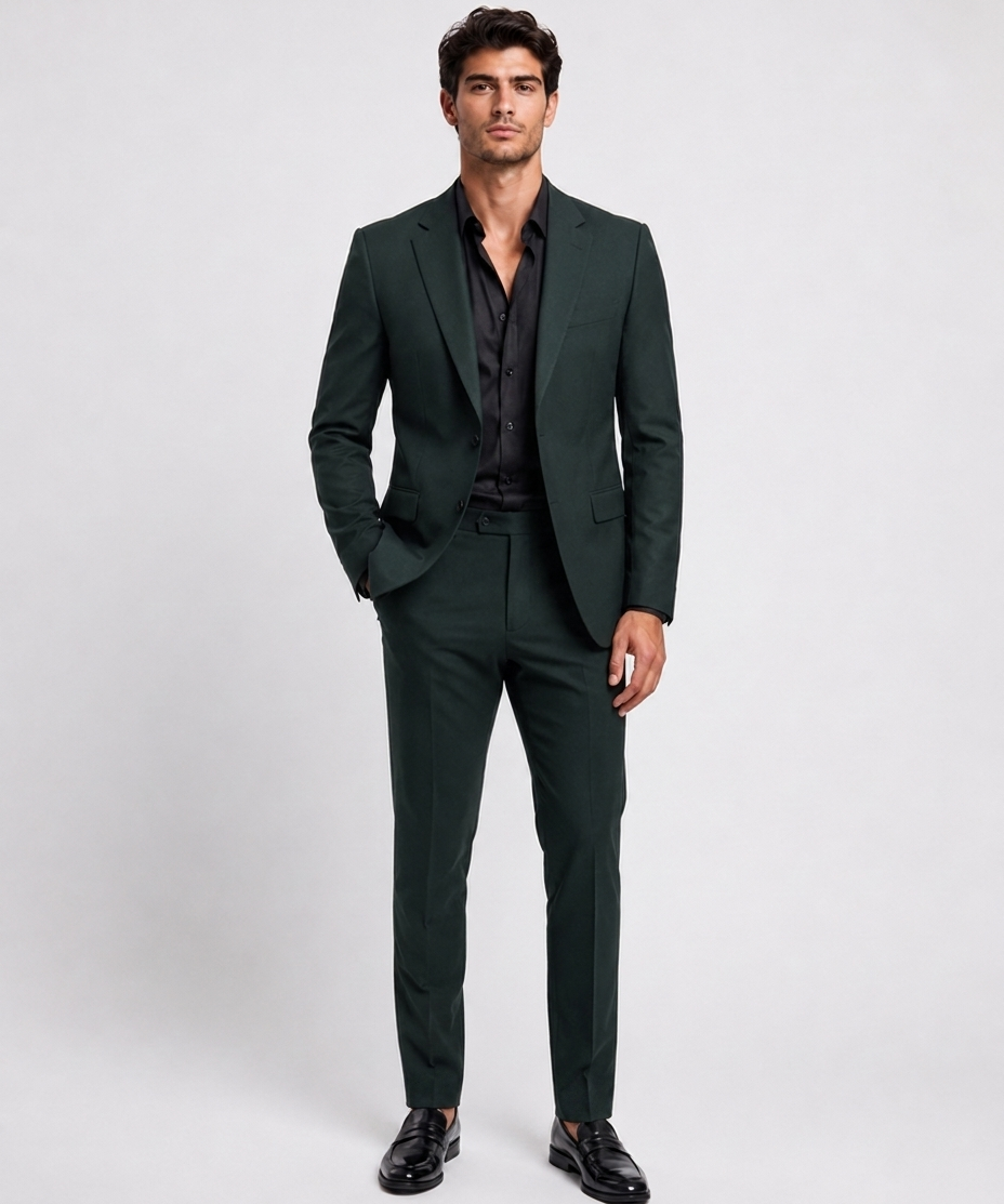 Costume en lin homme – Coupe ajustée et tenue légère pour journées estivales
