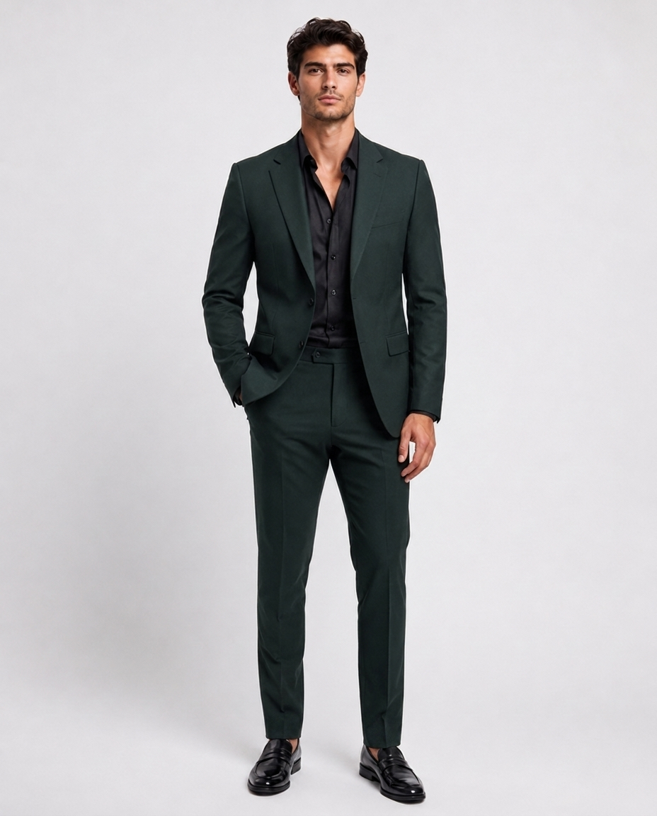 Costume en lin homme – Coupe ajustée et tenue légère pour journées estivales