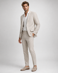 Costume homme – Coupe ajustée, Ensemble deux pièces, Mariage et mi-saison