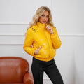 Veste Matelassée Brillante pour Femme avec Capuche – Style Chic