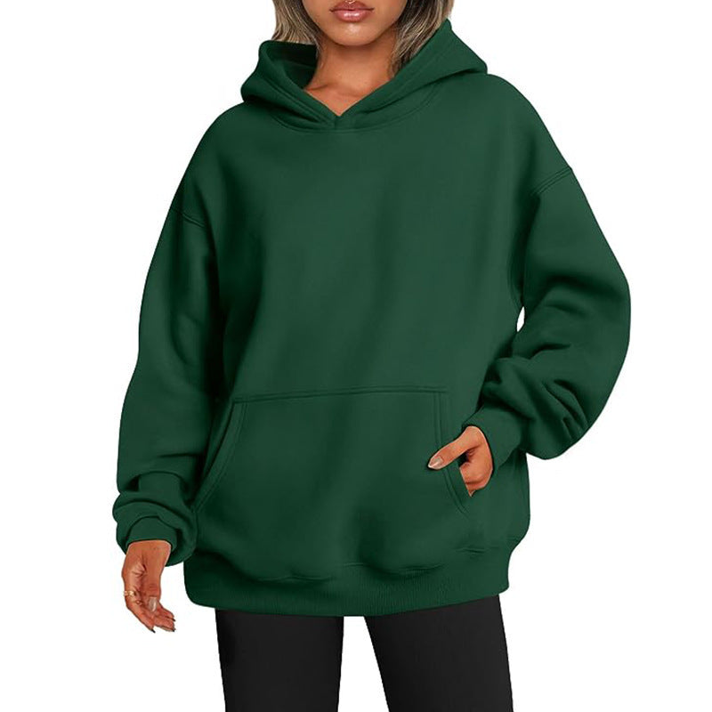 Hoodie Oversize pour Femme – Poches Pratiques & Coupe Décontractée