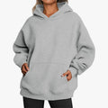 Hoodie Oversize pour Femme – Poches Pratiques & Coupe Décontractée