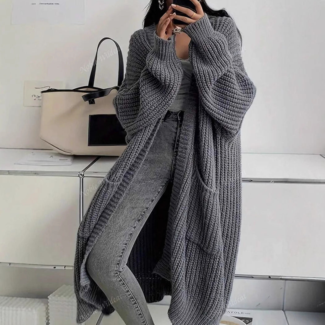 Manteau en Tricot Oversize pour Femme – Doux & Moderne
