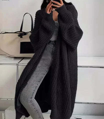 Manteau en Tricot Oversize pour Femme – Doux & Moderne