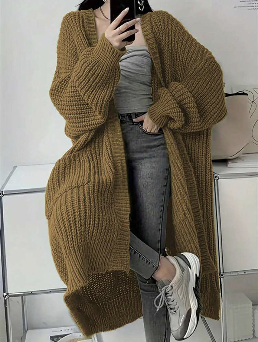 Manteau en Tricot Oversize pour Femme – Doux & Moderne