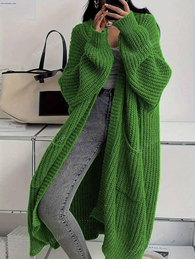 Manteau en Tricot Oversize pour Femme – Doux & Moderne