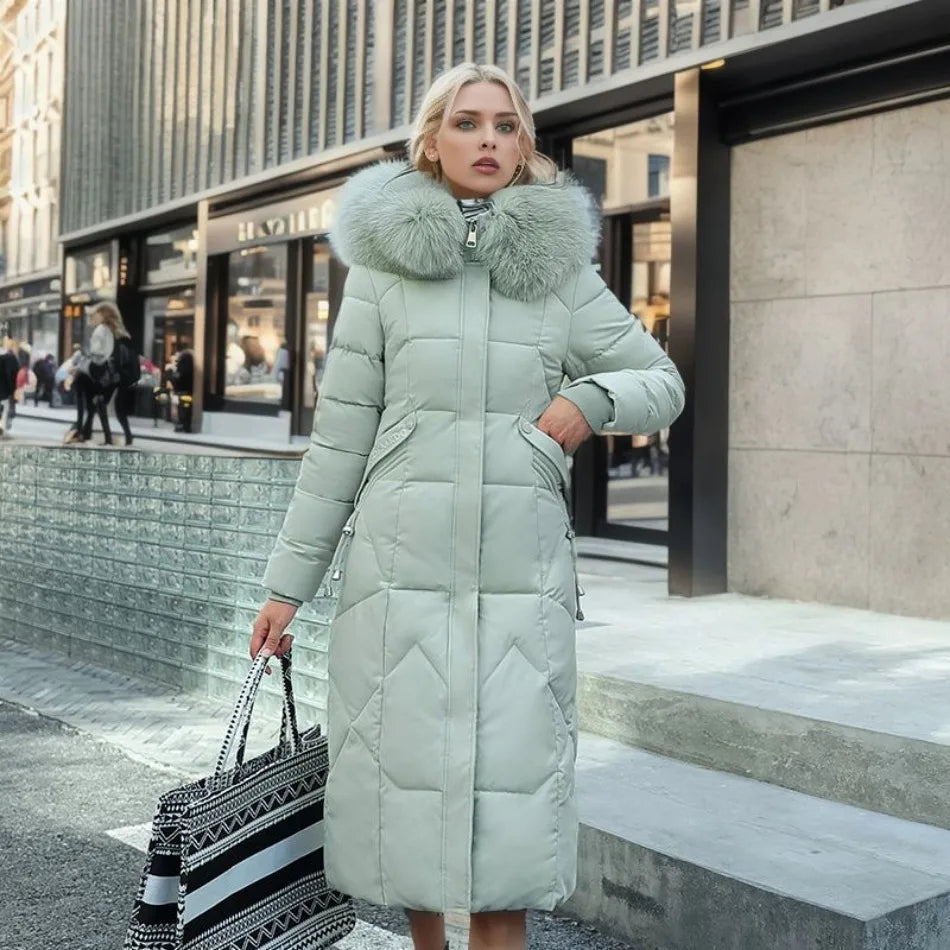 Doudoune Longue Femme & Manteau Hiver Chaud