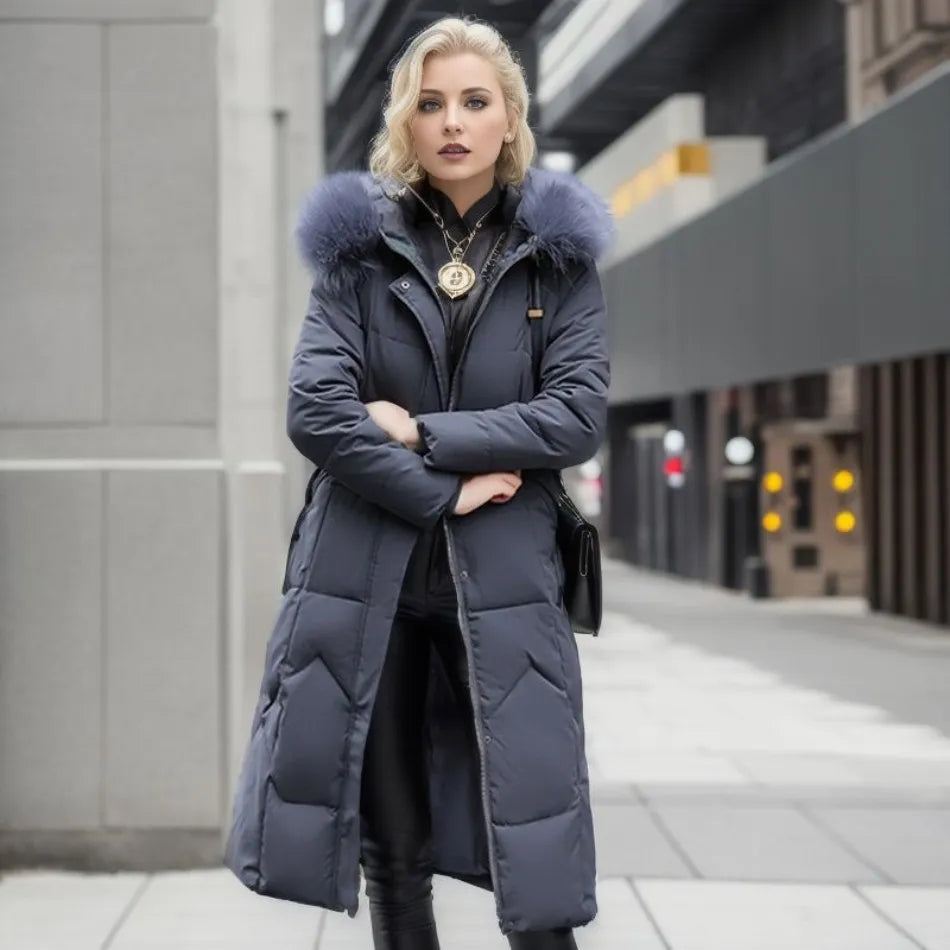 Doudoune Longue Femme & Manteau Hiver Chaud